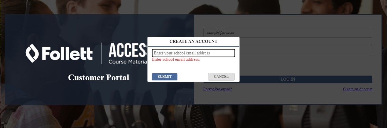 Create an account graphic